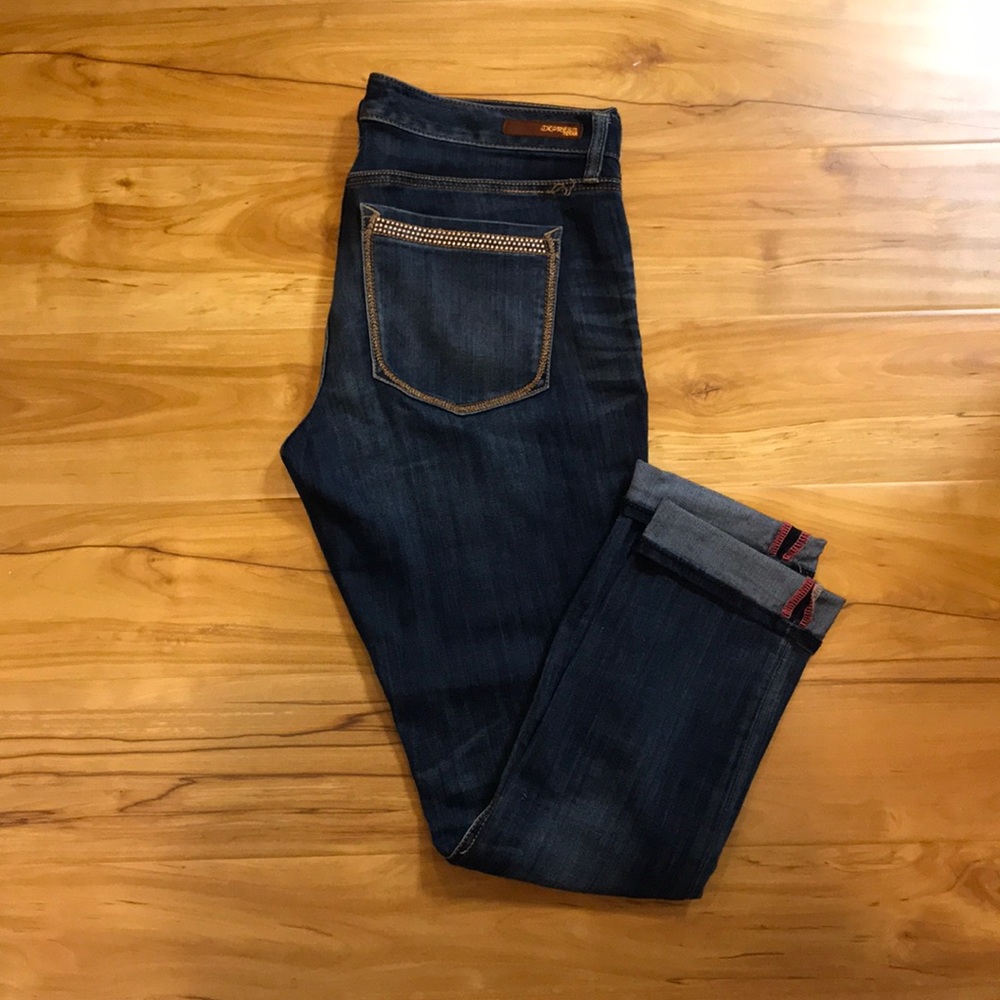 Express ankle jeans